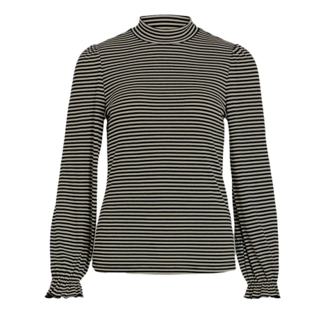 Pull Marron/Noir Femme Vila Visabia