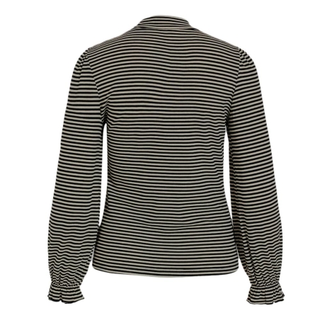 Pull Marron/Noir Femme Vila Visabia
