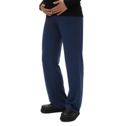 Pantalon de Grossesse Marine Femme Mamalicious Wide