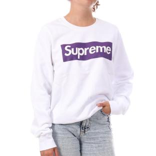 Sweat Blanc/Violet Femme Supreme Grip Maya