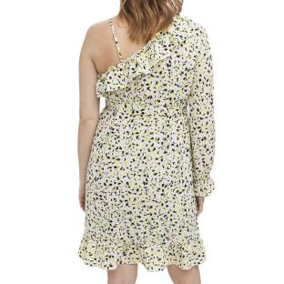 Robe Jaune/Noire Femme Vero Moda Maternity Lea