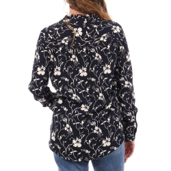 Chemise Marine à Motifs Femme Jacqueline de Yong Karla