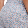 Short de Grossesse Blanc/Bleu Femme Mamalicious Ginger