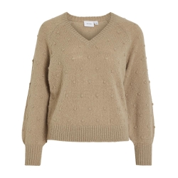 Pull Marron Femme Vila Tuli