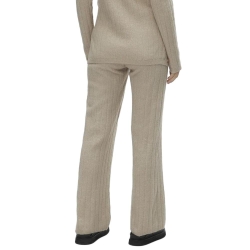 Pantalon de Grossesse Beige Femme Mamalicious Lana
