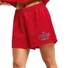 Short Rouge Femme Adidas Bb