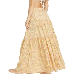 Jupe Jaune à Fleurs Femme Billabong Heart To Heart