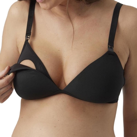 Soutien gorge D'allaitementNoir Femme Mamalicious Laira