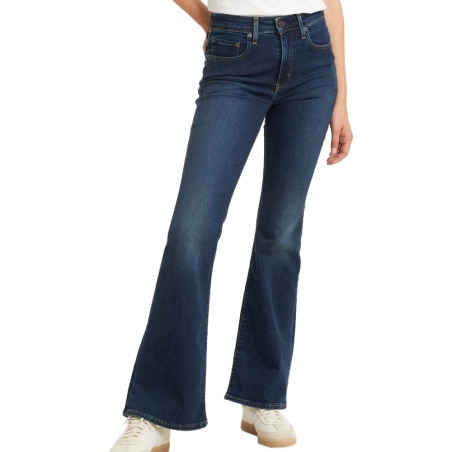 Jeans 726 Bleu Foncé Femme Levi's Flare