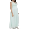 Robe Vert Pale Femme Vero Moda Marternity Ancle