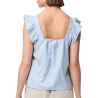 Débardeur Bleu Femme Pieces Pia
