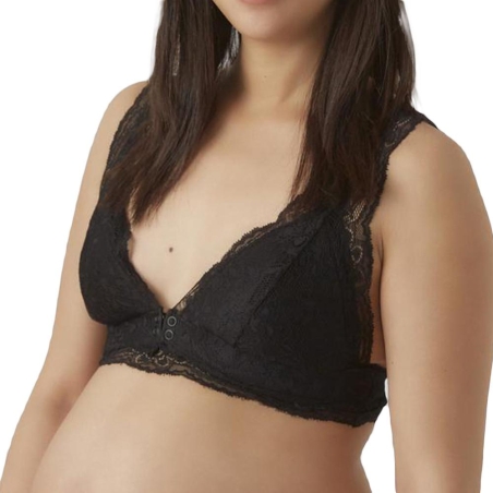 x2 Soutien gorge de Grossesse Orange/Noir Femme Mamalicious Enia
