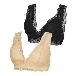 x2 Soutien gorge de Grossesse Orange/Noir Femme Mamalicious Enia