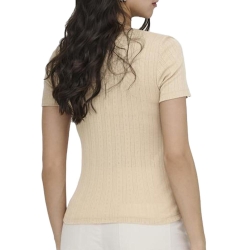 T-Shirt Beige Femme JDY Salsa