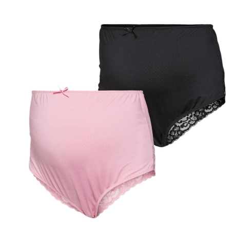 Culottes de Grossesse Noire/Rose Femme Mamalicious 20016174