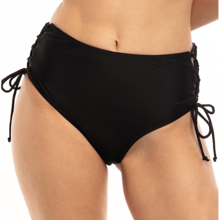 Bas de Bikini Taille Haute Noir Femme Sun Project