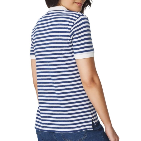 Polo Bleu/Blanc Femme TBS ADIOLPOL