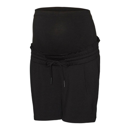 Short de Grossesse Noir Femme Vero Moda Marternity Ruffle