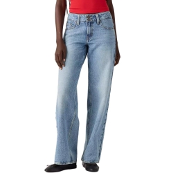 Jean Lose Femme Bleu Levi's Superlow Indigo