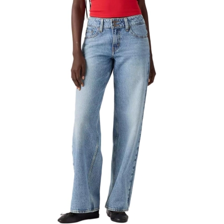 Jean Lose Femme Bleu Levi's Superlow Indigo