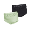 2x Culottes de Grossesse Noir/Verte Femme Mamalicious Heal