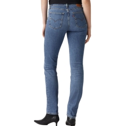 Jeans 724 Bleu Foncé High Rise Straight Med