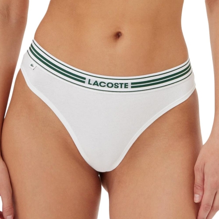 X1 String Blanc Femme Lacoste 8F5147
