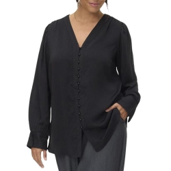 Chemise Noire Femme Vero Moda Fasana