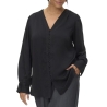 Chemise Noire Femme Vero Moda Fasana