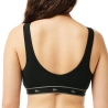 Brassière Noir Lacoste Stripe Color