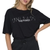 T-shirt Noir Femme Only Space Life
