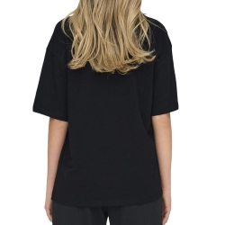 T-shirt Noir Femme Only Space Life
