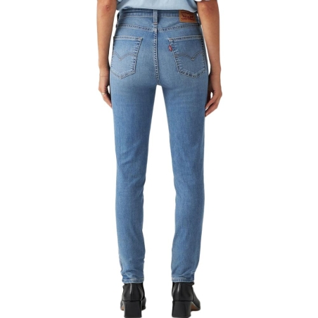 Jean 721 Femme Skinny Bleu Clair Levi's High Rise Skinny Med Indig