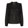 Blouse Noir Femme Pieces Makenna