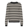 Pull Beige/Noir Femme Vero Moda Happiness