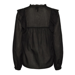Blouse Noir Femme Pieces Makenna