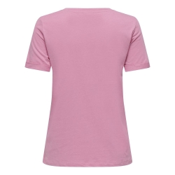 T-shirt Rose/Blanc Femme JDY Kitty