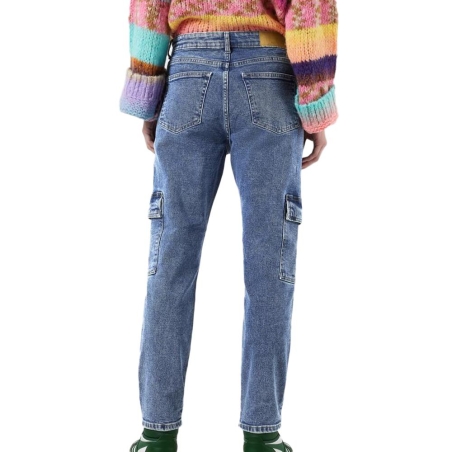 Jeans Cargo Bleu Femme Noisy May Moni
