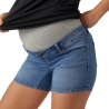 Short en Jean de Grossesse Slim Bleu Femme Mamalicious Rome