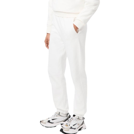 Jogging Blanc Femme Lacoste Fleece