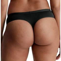 String Noir Femme Calvin Klein Jeans 000QF7401E
