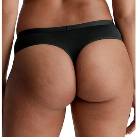 String Noir Femme Calvin Klein Jeans 000QF7401E
