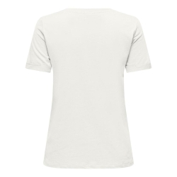 T-shirt Ecru/Rose Femme JDY Kitty