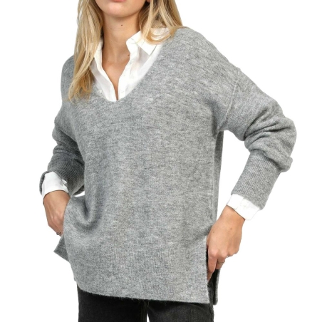 Pull Gris Femme An'ge Ines