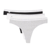 X3 Strings Gris/Noir Femme Lacoste Coton Stretch