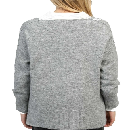 Pull Gris Femme An'ge Ines