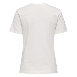 T-Shirt Blanc/Bleu Femme Only Heart