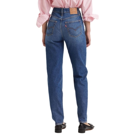 Jean Bleu Foncé Femme Levi's 80's Mom