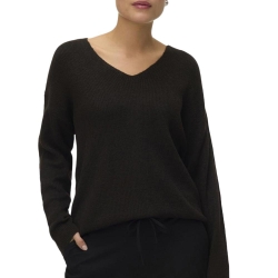 Pull Marron Femme Vero Moda Crewlefile