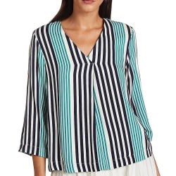 Blouse Écru à Rayures Femme Vero Moda Niva
